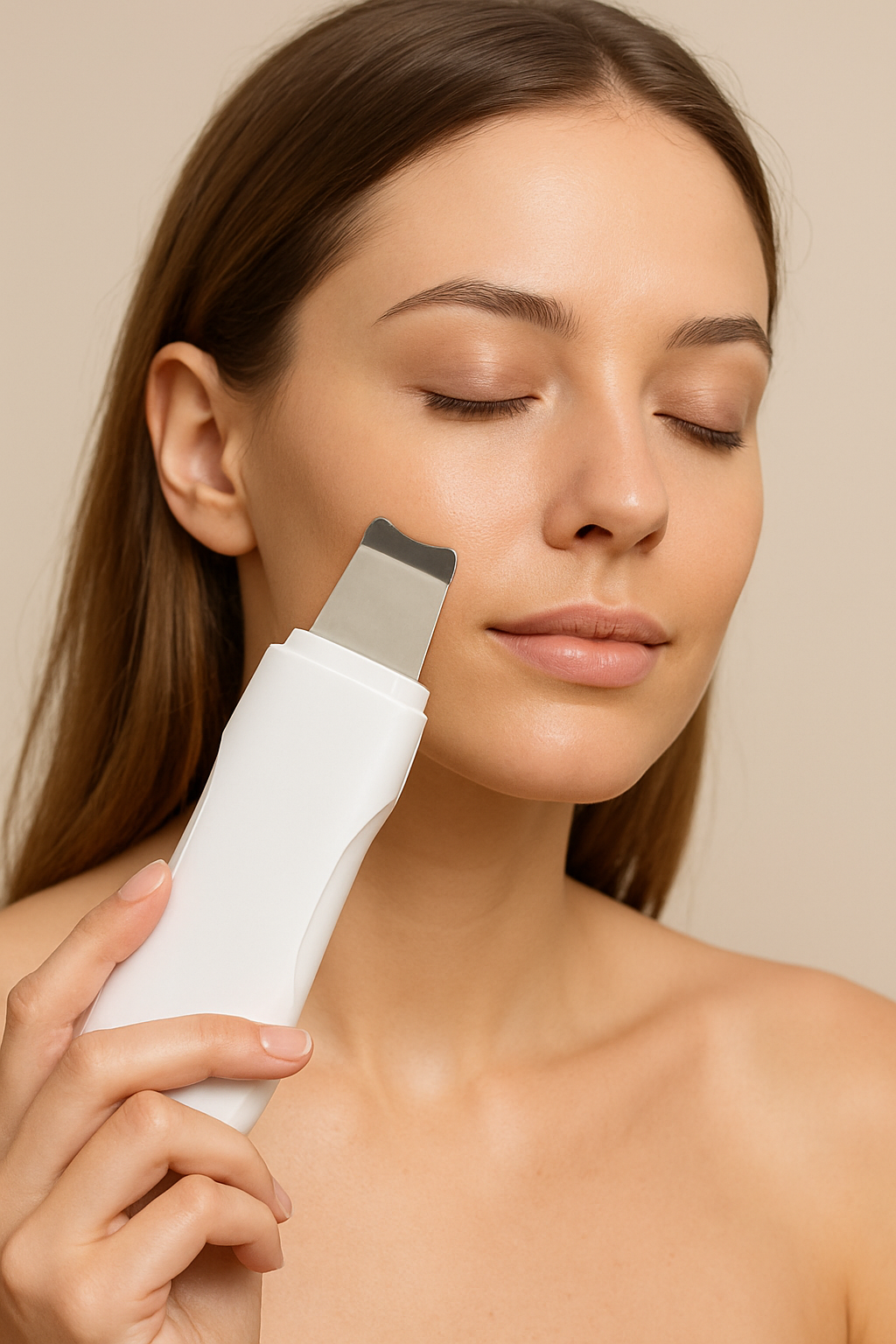 Ultrasonic Skin Scrubber – Deep Cleansing & Blackhead Removal